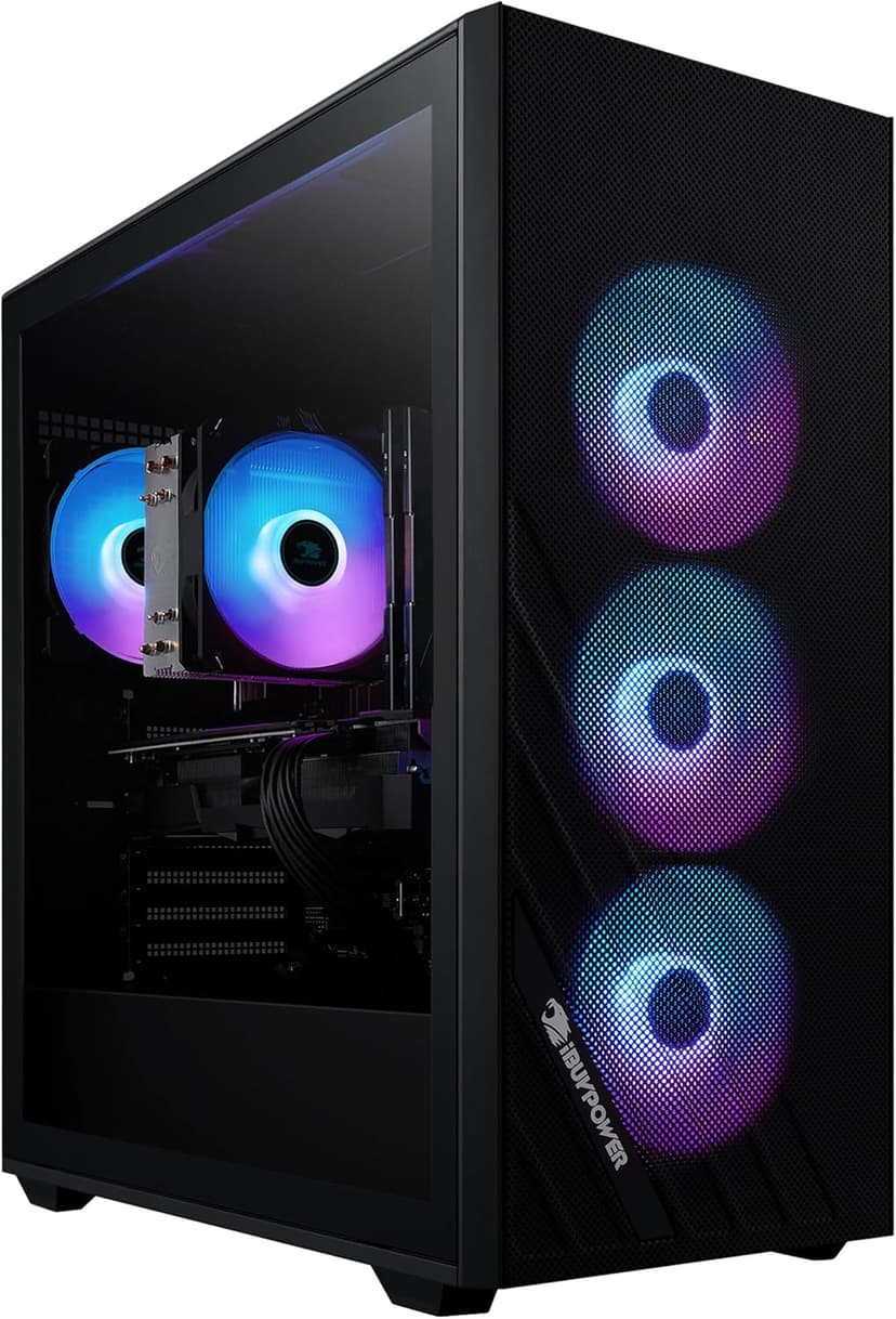 iBUYPOWER Scale Gaming PC Desktop Computer Intel Core Ultra 5 225F CPU, NVIDIA GeForce RTX 4060 8GB GPU, 16GB DDR5 Non-RGB 5200MHz RAM, 1TB NVMe SSD, Windows 11 Home, Gamer Keyboard, Mouse- SCI5N4602