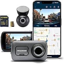 Nextbase 622GW Dash Cam with Rear Window Cam and 128GB Micro SD Memory Card Bundle - True 4K 30fps UHD Auto Record, Dash Cam Front and Rear with Wi-Fi, GPS, Bluetooth, Alexa, Parking Mode