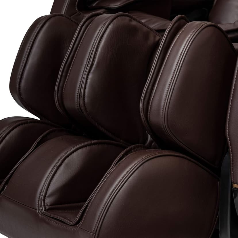 Inner Balance Jin 2.0 - Deluxe Heated SL Track Zero Gravity Massage Chair | Full Body Compression | Lumbar Heat Therapy | 6 Auto-Courses | Bluetooth Speaker (Espresso)