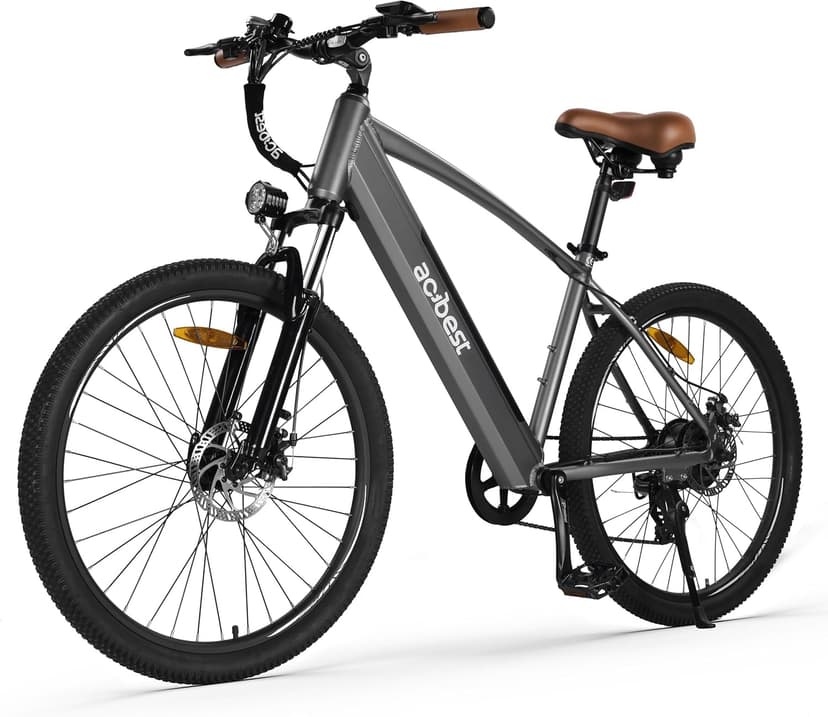 Core Electric Bike for Adults - Peak 1000W Brushless Motor Ebike, 468&500Wh Removable Built in Battery 26&27.5X2.1 Tire Step Over Bicycle with 7 Speed, Commute E Bikes
