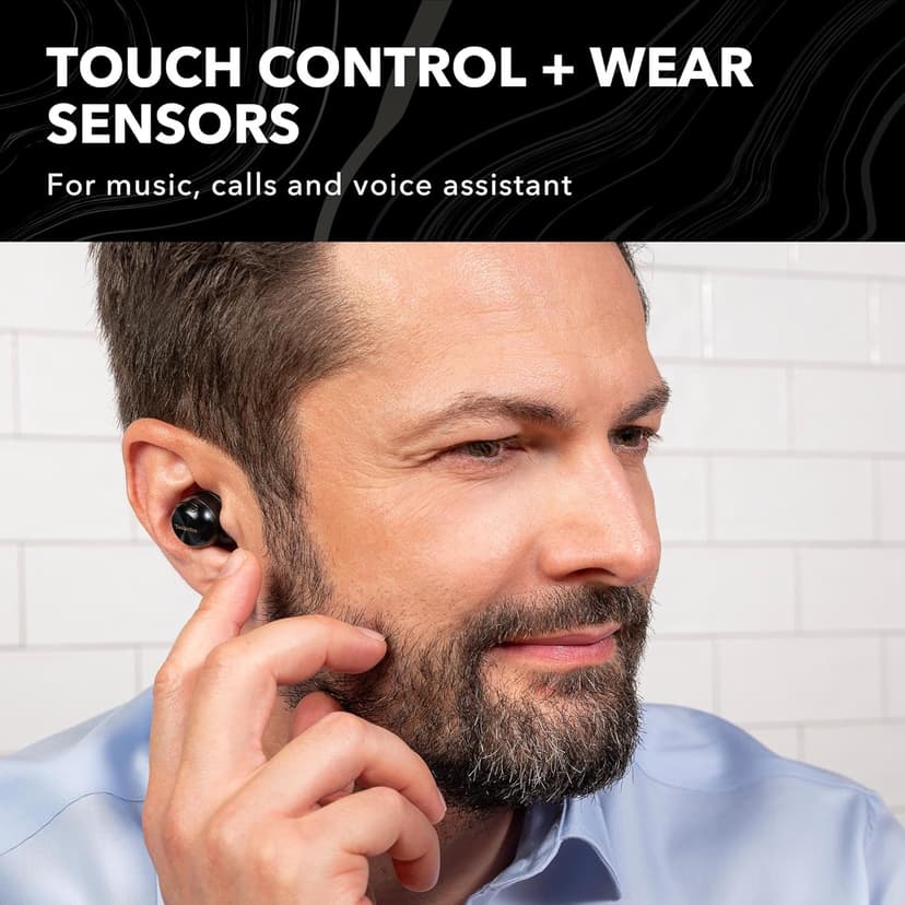 Technics Reference Class Hi-Fi Wireless Earbuds, Dolby Atmos with Head Tracking, Adaptive Noise Cancelling, 3 Device Multipoint, 10-hr Battery, Wireless Charging, Improved Fit - EAH-AZ100-K (Black)