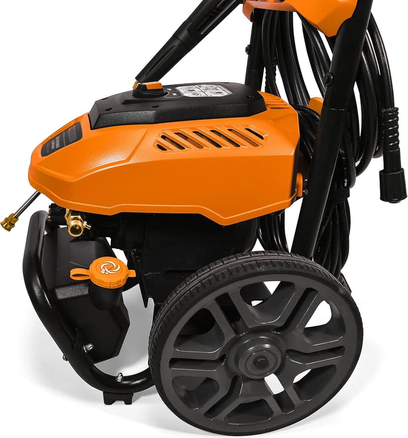 Generac 8888 2700 PSI 1.2 GPM Electric-Powered Residential Pressure Washer - Powerful & Efficient Cleaning - Portable, Ideal for Home Use - 50-State/CARB Compliant