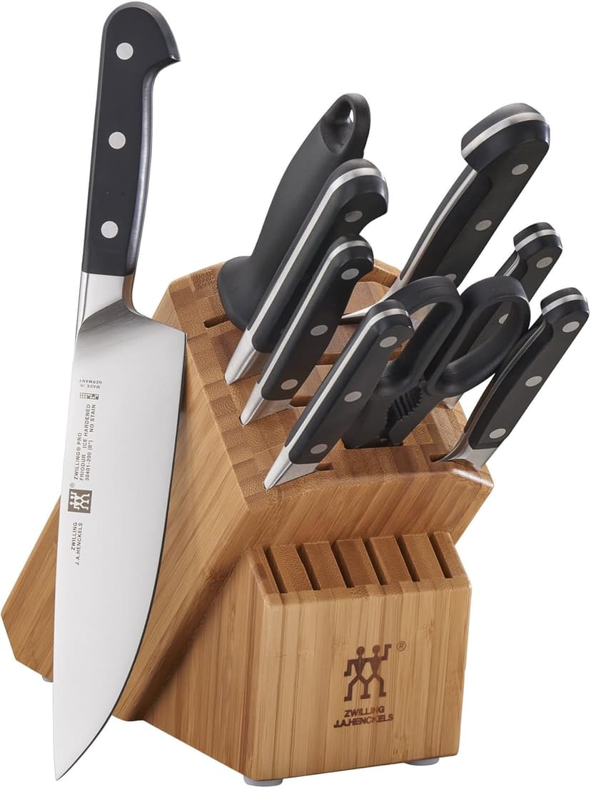 ZWILLING Pro 10-pc Knife Block Set - Acacia