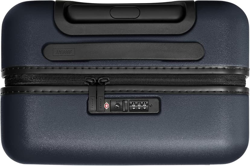 Away Carry-On Luggage, Lightweight Hardside Suitcase with Spinner Wheels, 22 Inch Airline Approved, TSA Lock, Navy Blue