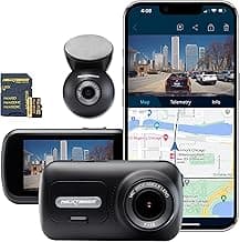 Nextbase 322GW Dash Cam Front + Rear Window Camera + 32GB SD Card - Small with App - Full 1080p/60fps HD in Car Camera- WiFi Bluetooth GPS-SOS Emergency Response, Parking Mode