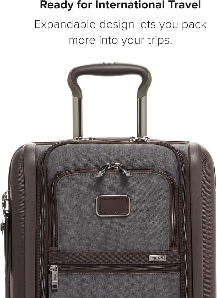 TUMI - Alpha International Dual Access 4-Wheeled Carry-on - Expandable, Durable and Compact Luggage with Removable Garment Bag