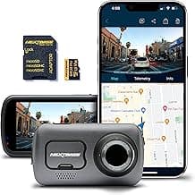 Nextbase 622GW Dash Cam with 64GB Micro SD Memory Card Bundle - Dash Cam with True 4K 30fps UHD Automatic Recording, Wi-Fi, GPS, Bluetooth, Alexa, Image Stabilization, Parking Mode