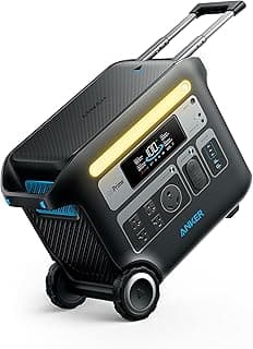 Anker SOLIX F2000 Portable Power Station, Powerhouse 767, 2400W Solar Generator, GaNPrime Battery Generators for Home Use, LiFePO4 Power Station for Outdoor Camping, and RVs (Solar Panel Optional)