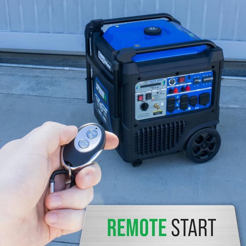 DuroMax XP11000iH 11,000-Watt Dual Fuel Portable Digital Inverter Generator - Gas & Propane, Remote Electric Start, Transfer Switch Ready, RV & Emergency Ready