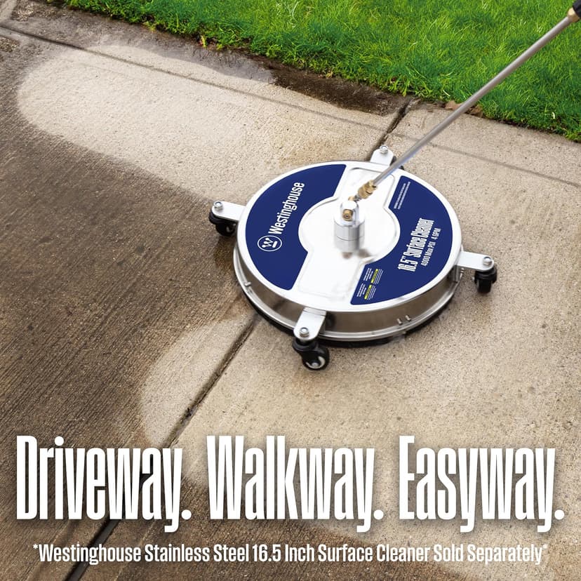 Westinghouse WPX3200 Gas Pressure Washer, 3200 PSI and 2.5 Max GPM, Onboard Soap Tank, Spray Gun and Wand, 5 Nozzle Set, for Cars/Fences/Driveways/Homes/Patios/Furniture