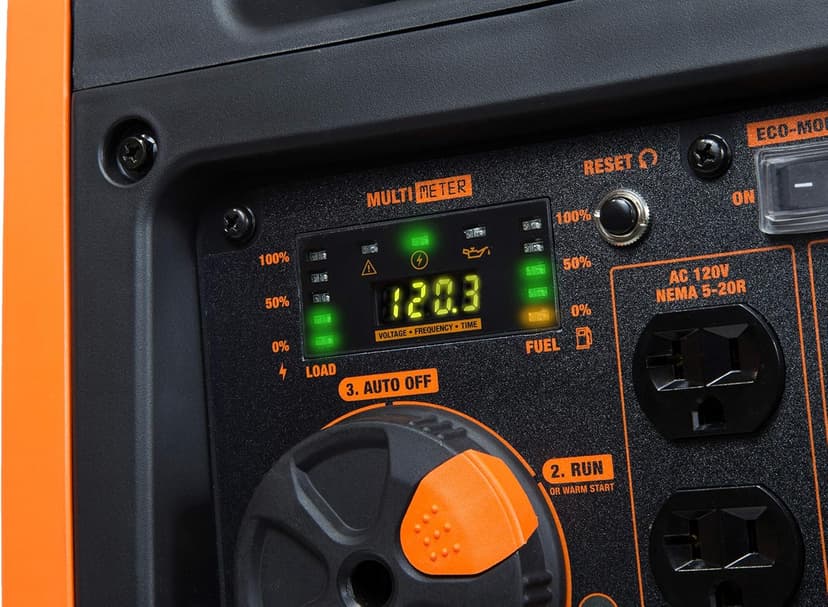 WEN 3800-Watt Inverter Generator, Electric Start, RV-Ready, Portable and Super Quiet with Fuel Shut-Off (56380i)