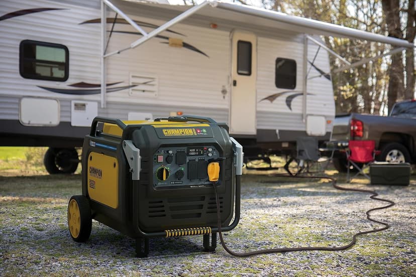 Champion Power Equipment 8500-Watt Electric Start Dual Fuel Home Backup Portable Inverter Generator with Quiet Technology and CO Shield