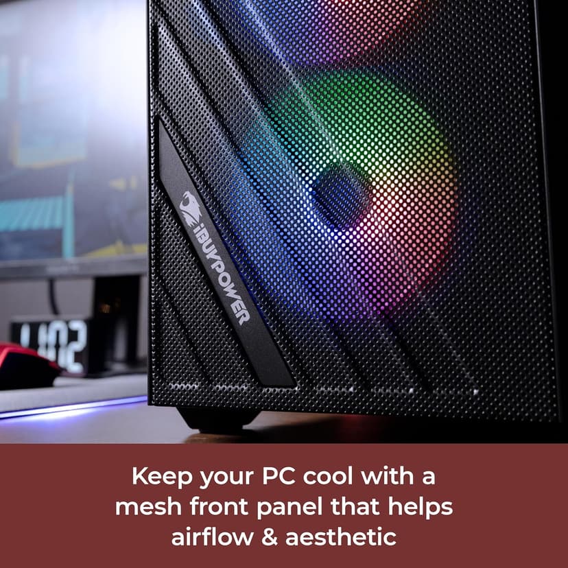 iBUYPOWER Scale Gaming PC Desktop Computer Intel Core Ultra 5 225F CPU, NVIDIA GeForce RTX 4060 8GB GPU, 16GB DDR5 Non-RGB 5200MHz RAM, 1TB NVMe SSD, Windows 11 Home, Gamer Keyboard, Mouse- SCI5N4602