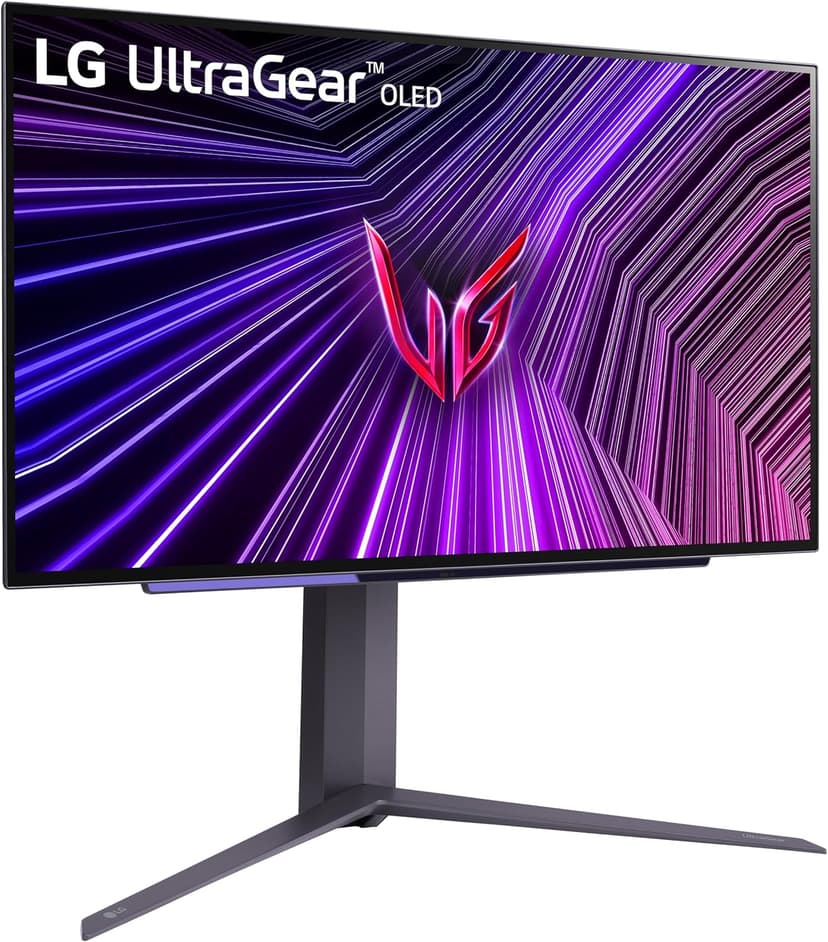 LG ‎27GS95QE 27-inch Ultragear OLED Gaming Monitor QHD 1440p 240Hz 0.03ms DisplayHDR True Black 400 AMD FreeSync Premium Pro NVIDIA G-Sync HDMI 2.1 DisplayPort Tilt/Height/Swivel Stand Black