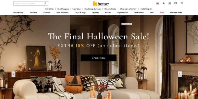 Homary.com Promo Codes for October 2025