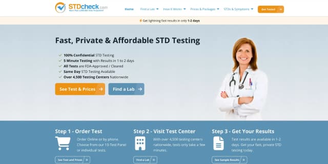 STDcheck.com Promo Codes for December 2025