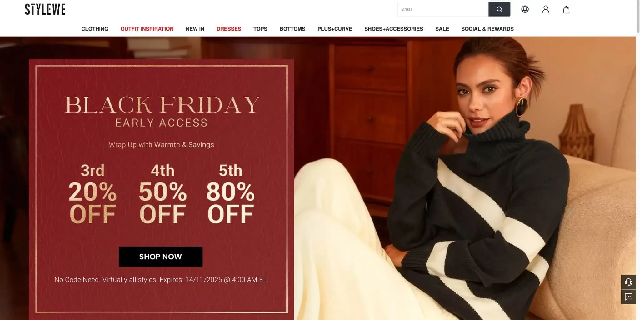 Stylewe.com Promo Codes for December 2025