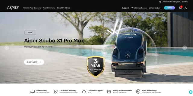 Aiper.com (Aiper.store US) Promo Codes for December 2025