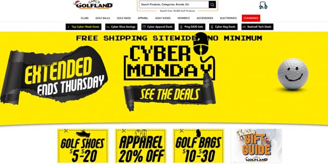 CarlsGolfland.com Promo Codes for December 2025