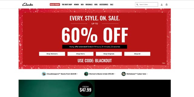 Clarks.com Promo Codes for December 2025