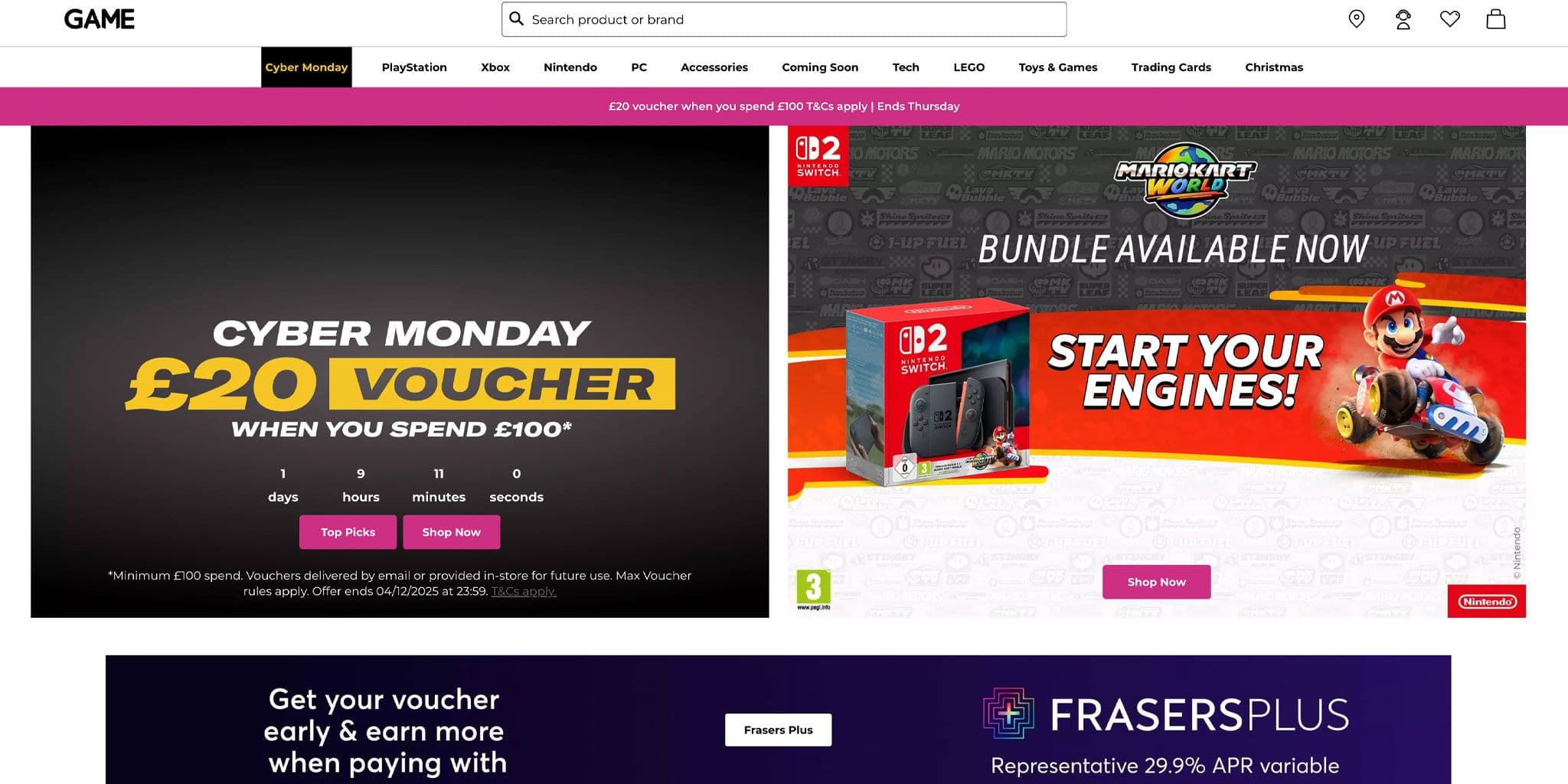 Game.co.uk Promo Codes for December 2025