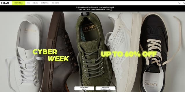 GREATS.com Promo Codes for December 2025