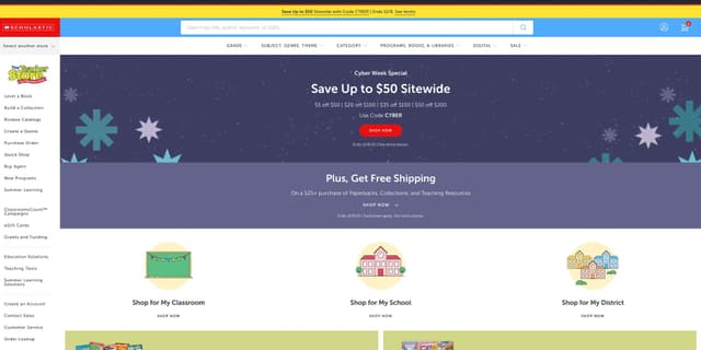 Scholastic.com Shop Promo Codes for December 2025