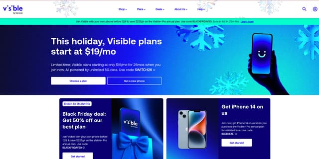 Visible.com Promo Codes for January 2026