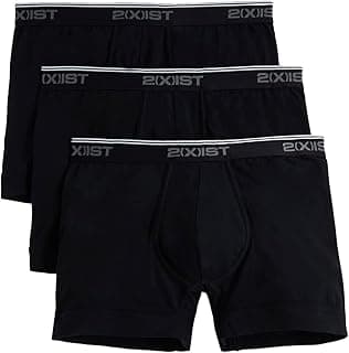 2(X)IST 2(X) IST Men's Cotton Stretch Boxer Brief 3-pack