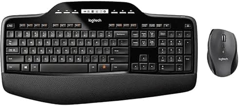 Logitech 920002416 MK710 Wireless Desktop Set, Keyboard/Mouse, USB, Black (LOG920002416)