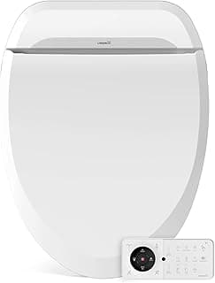 Bio Bidet USPA PRO Modern Bidet Seat, Warm Water, Heated Seat & Dryer, Remote Control, Elongated