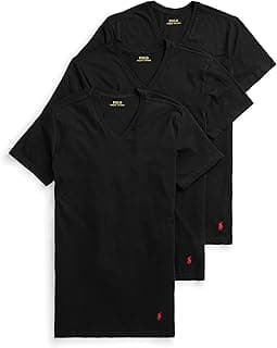 POLO RALPH LAUREN Mens Classic Fit Cotton V-Neck Undershirt 3-Pack
