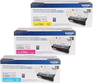 Brother TN-436 Super High Yield Toner Cartridge Set Colors Only (6,500 Yield)