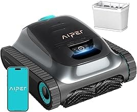 (2025 Upgrade) Aiper Scuba S1 Robotic Pool Cleaner, Wall & Waterline Cleaning, Double Filtration, Extended 180-Min Battery Life, Smart Navigation, App Support, OTA Upgrade