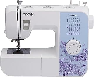 Brother XM2701 Sewing Machine, Lightweight, Full Featured, 27 Stitches, 6 Included Feet
