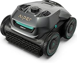 AIPER Cordless Robotic Pool Cleaner, WavePath Navigation, Wall-Climbing, Quad-Motor, 150 mins Runtime for Inground Pools up to 1,600 sq.ft, Seagull Pro ZT6002 (Renewed)