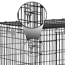 Midwest Homes for Pets Ginormous Single Door 54-Inch Dog Crate for XXL Dogs Breeds; Great Dane, Mastiff, St. Bernard, Drop Pin Assembly Requires Two People; Divider Panel Not Included; Black: SL54