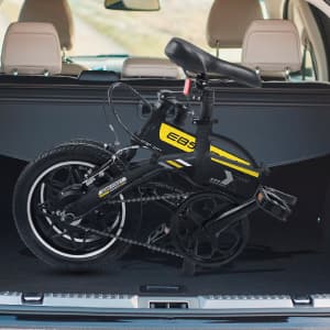 Swagtron Swagcycle EB-5 Plus Folding Electric Bike with Pedals and Removable Battery
