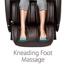 Inner Balance Jin 2.0 - Deluxe Heated SL Track Zero Gravity Massage Chair | Full Body Compression | Lumbar Heat Therapy | 6 Auto-Courses | Bluetooth Speaker (Espresso)