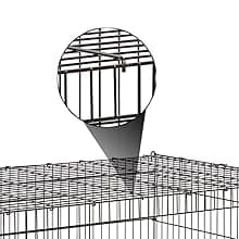 Midwest Homes for Pets Ginormous Single Door 54-Inch Dog Crate for XXL Dogs Breeds; Great Dane, Mastiff, St. Bernard, Drop Pin Assembly Requires Two People; Divider Panel Not Included; Black: SL54