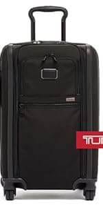 TUMI - Alpha International Dual Access 4-Wheeled Carry-on - Expandable, Durable and Compact Luggage with Removable Garment Bag