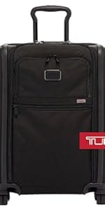 TUMI - Alpha International Dual Access 4-Wheeled Carry-on - Expandable, Durable and Compact Luggage with Removable Garment Bag