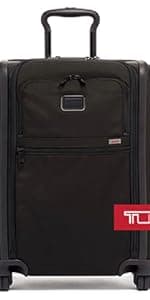 TUMI - Alpha International Dual Access 4-Wheeled Carry-on - Expandable, Durable and Compact Luggage with Removable Garment Bag