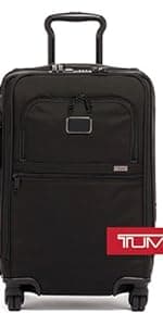 TUMI - Alpha International Dual Access 4-Wheeled Carry-on - Expandable, Durable and Compact Luggage with Removable Garment Bag