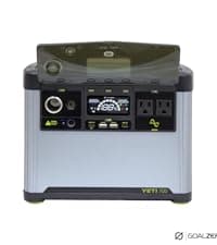 Goal Zero Yeti Portable Power Station, Yeti 300, 297 Watt Hour LiFePO4 Battery, Water resistant & Dustproof Solar Generator For Outdoors, Camping, Tailgating, & Home, Clean Renewable Off-Grid Power
