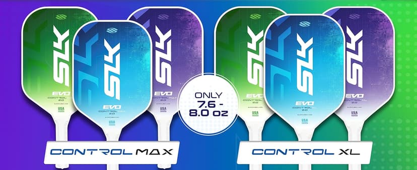 Selkirk Sport SLK Evo Pickleball Paddles | Evo Power | Evo Control | Evo Hybrid | Fiberglass or Carbon Fiber Pickleball Paddle