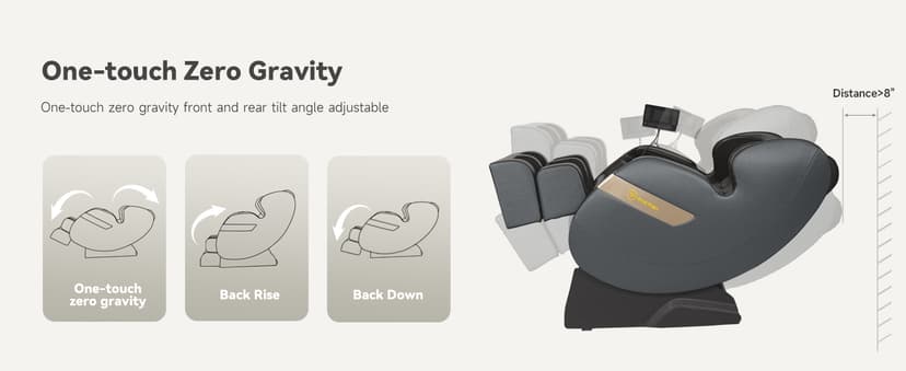 Real Relax 2025 Full Body Massage Chair of Dual-core S Track,Shiatsu Massage Recliner of Zero Gravity with APP and LCD Control,Lower Back and Calf Heating,Bluetooth,Home or Office Use,Black