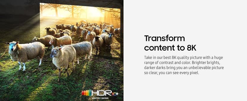 Samsung 65-Inch Class Neo QLED 8K QN900D Series Mini LED, Neo Quantum HDR Smart TV w/Dolby Atmos, Object Tracking Sound Pro, AI Motion Enhancer Pro, Alexa Built-in (QN65QN900D, 2024 Model)