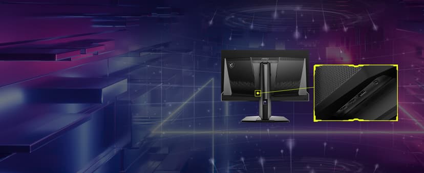 MSI MAG 271QP QD-OLED X24 27-inch 2560 x 1440 (QHD) Gaming Monitor, 240Hz, Adaptive-Synch, HDMI, DisplayPort, VESA Mountable, Tilt, Height Adjustable, Speaker, 0.03ms, Black