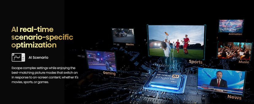 Hisense 55" Class U8 Mini-LED ULED 4K UHD Google Smart TV (55U8QG, 2025 Model) - QLED, Native 165Hz, VRR 288, Up to LD5600, 5000 Nits, HDR10+, Dolby Vision IQ · Atmos, IMAX Enhanced, 4.1.2 Ch Audio